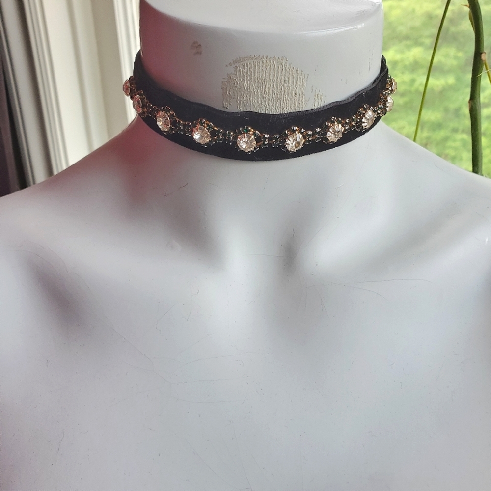 Vintage Rhinestone Choker